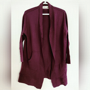 Contemporaine Simons dark purple cardigan